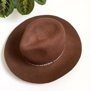 Felt Panama Hat • Tribal Trim